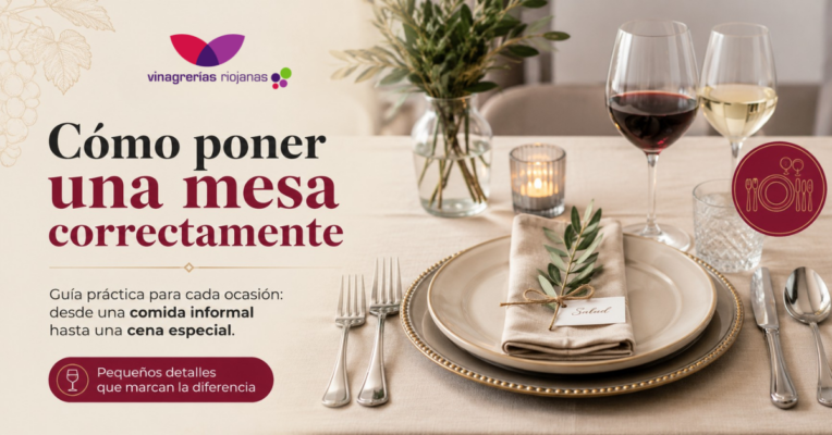 Cómo poner una mesa correctamente