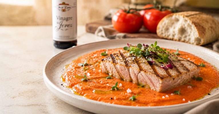 atun con salmorejo