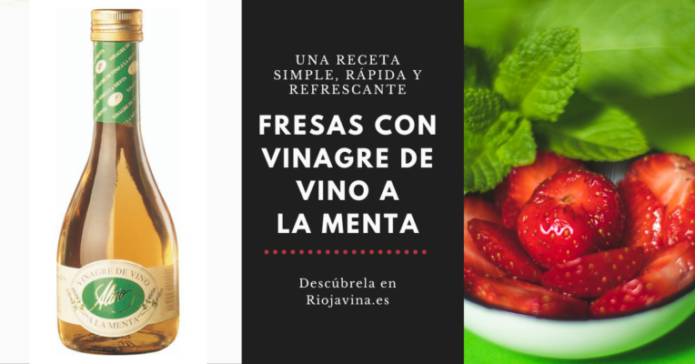 Fresas VInagre a la menta