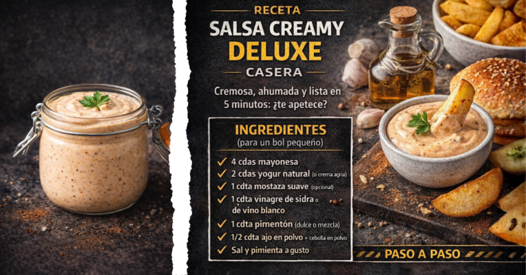 Salsa Creamy Deluxe casera